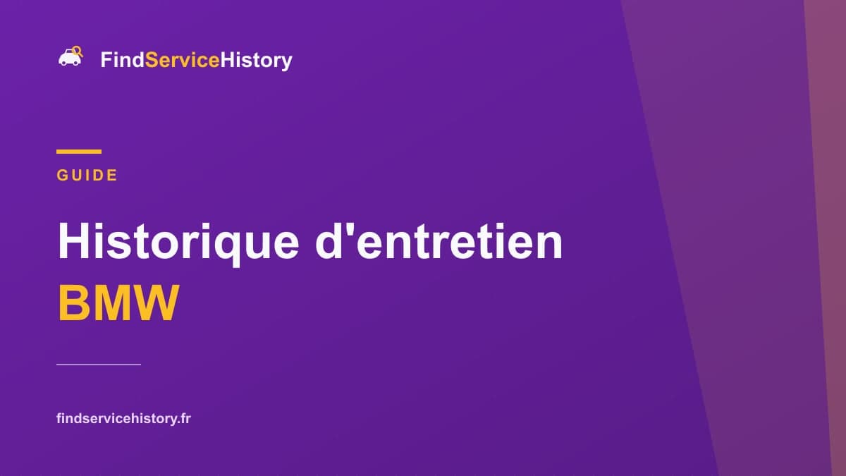 Historique d'entretien BMW : comment le vérifier en ligne